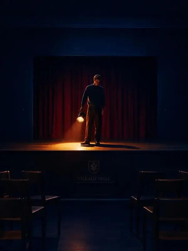 银幕外的主角短剧封面海报，逆袭题材