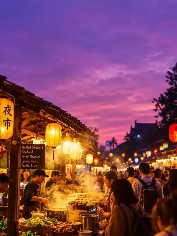 夜市第一摊短剧封面海报，逆袭题材