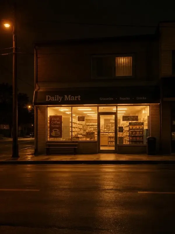 夜班便利店的心动 - 糯米短剧甜宠短剧 夜班便利店的心动短剧封面海报,甜宠题材